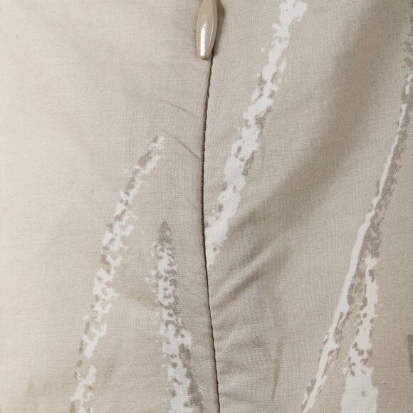 Marni Beige Ochre Yellow Print Tie-Back Blouse - Picture 8 of 11